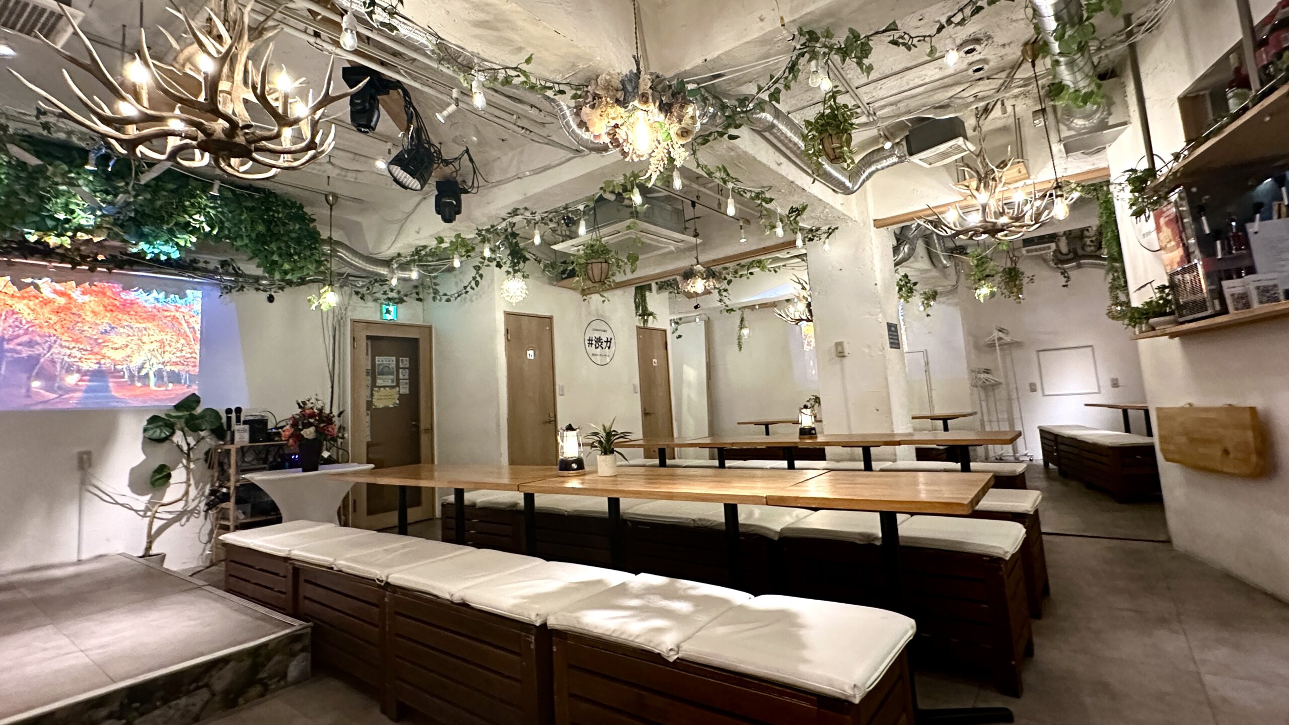 BBQなび「渋谷ガーデンパティオ」夜写真